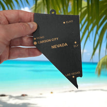 Load image into Gallery viewer, Ornament - CUSTOM - Nevada State with Cities