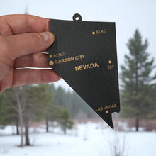 Load image into Gallery viewer, Ornament - CUSTOM - Nevada State with Cities