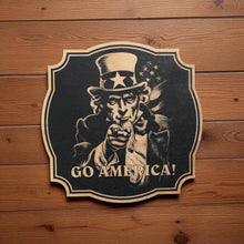 Load image into Gallery viewer, Sign - Black - Go America!