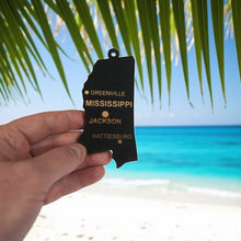 Load image into Gallery viewer, Ornament - CUSTOM - Mississippi State with Cities