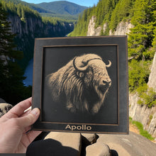 Load image into Gallery viewer, Framed Art - PERSONALIZED - CUSTOM - Musk Ox