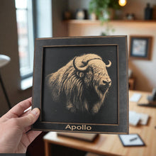Load image into Gallery viewer, Framed Art - PERSONALIZED - CUSTOM - Musk Ox