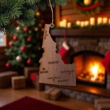 Load image into Gallery viewer, Ornament - CUSTOM - Idaho State with Cities