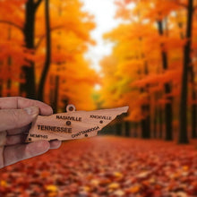 Load image into Gallery viewer, Ornament - CUSTOM - Tennessee State with Cities