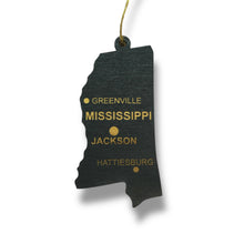 Load image into Gallery viewer, Ornament - CUSTOM - Mississippi State with Cities