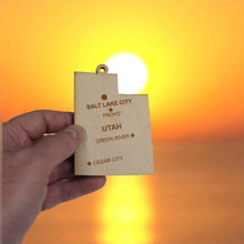 Load image into Gallery viewer, Ornament - CUSTOM - Utah State with Cities