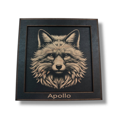 Framed Art - PERSONALIZED - CUSTOM - Fox