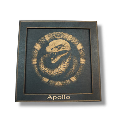 Framed Art - PERSONALIZED - CUSTOM - Coiled Snake