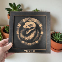 Load image into Gallery viewer, Framed Art - PERSONALIZED - CUSTOM - Coiled Snake