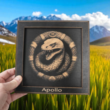 Load image into Gallery viewer, Framed Art - PERSONALIZED - CUSTOM - Coiled Snake
