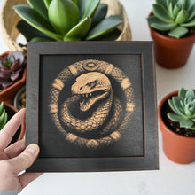 Load image into Gallery viewer, Framed Art - CUSTOM - Coiled Snake