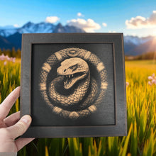 Load image into Gallery viewer, Framed Art - CUSTOM - Coiled Snake
