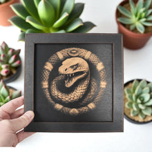 Load image into Gallery viewer, Framed Art - CUSTOM - Coiled Snake