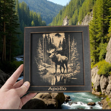 Load image into Gallery viewer, Framed Art - PERSONALIZED - CUSTOM - Moose