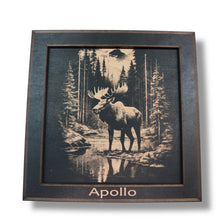 Load image into Gallery viewer, Framed Art - PERSONALIZED - CUSTOM - Moose