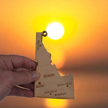 Load image into Gallery viewer, Ornament - CUSTOM - Idaho State with Cities
