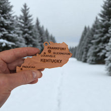 Load image into Gallery viewer, Ornament - CUSTOM - Kentucky State with Cities