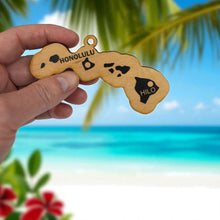 Load image into Gallery viewer, Ornament - CUSTOM - Hawaii State with Cities