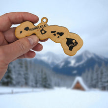 Load image into Gallery viewer, Ornament - CUSTOM - Hawaii State with Cities