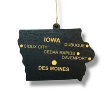 Load image into Gallery viewer, Ornament - CUSTOM - Iowa State with Cities