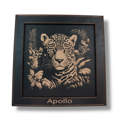 Framed Art - PERSONALIZED - CUSTOM - Leopard