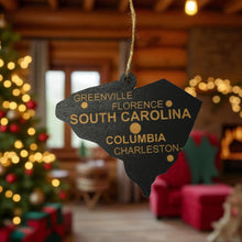 Load image into Gallery viewer, Ornament - CUSTOM - South Carolina State with Cities