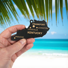 Load image into Gallery viewer, Ornament - CUSTOM - Kentucky State with Cities