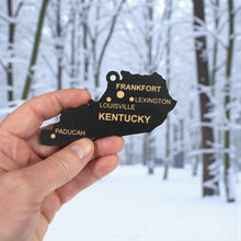 Load image into Gallery viewer, Ornament - CUSTOM - Kentucky State with Cities
