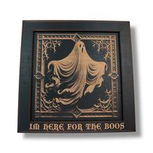 Load image into Gallery viewer, Framed Art - CUSTOM - Im Here for the Boos - Halloween