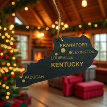 Load image into Gallery viewer, Ornament - CUSTOM - Kentucky State with Cities