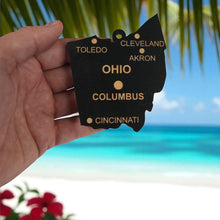 Load image into Gallery viewer, Ornament - CUSTOM - Ohio State with Cities