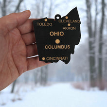 Load image into Gallery viewer, Ornament - CUSTOM - Ohio State with Cities