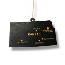Load image into Gallery viewer, Ornament - CUSTOM - Kansas State with Cities