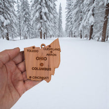 Load image into Gallery viewer, Ornament - CUSTOM - Ohio State with Cities