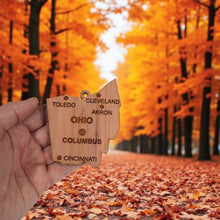 Load image into Gallery viewer, Ornament - CUSTOM - Ohio State with Cities