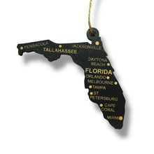 Load image into Gallery viewer, Ornament - CUSTOM - Florida State with Cities