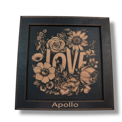Framed Art - PERSONALIZED - CUSTOM - Love
