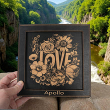 Load image into Gallery viewer, Framed Art - PERSONALIZED - CUSTOM - Love