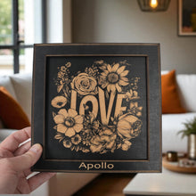 Load image into Gallery viewer, Framed Art - PERSONALIZED - CUSTOM - Love