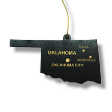 Load image into Gallery viewer, Ornament - CUSTOM - Oklahoma State with Cities