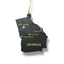 Load image into Gallery viewer, Ornament - CUSTOM - Georgia State with Cities