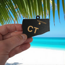 Load image into Gallery viewer, Ornament - CUSTOM - Connecticut State with Cities