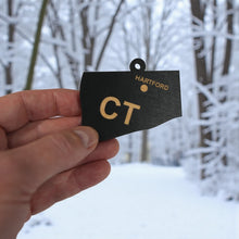 Load image into Gallery viewer, Ornament - CUSTOM - Connecticut State with Cities