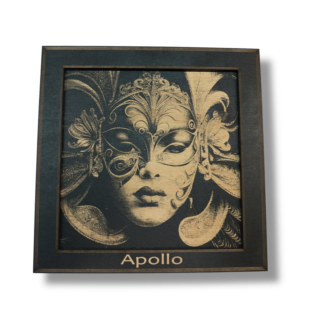 Framed Art - PERSONALIZED - CUSTOM - Venetian Mask