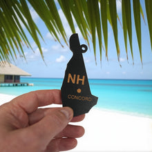 Load image into Gallery viewer, Ornament - CUSTOM - New Hampshire State with Cities