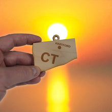 Load image into Gallery viewer, Ornament - CUSTOM - Connecticut State with Cities
