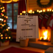 Load image into Gallery viewer, Ornament - CUSTOM - New Mexico State with Cities