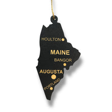 Load image into Gallery viewer, Ornament - CUSTOM - Maine State with Cities