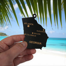 Load image into Gallery viewer, Ornament - CUSTOM - Georgia State with Cities