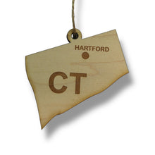 Load image into Gallery viewer, Ornament - CUSTOM - Connecticut State with Cities